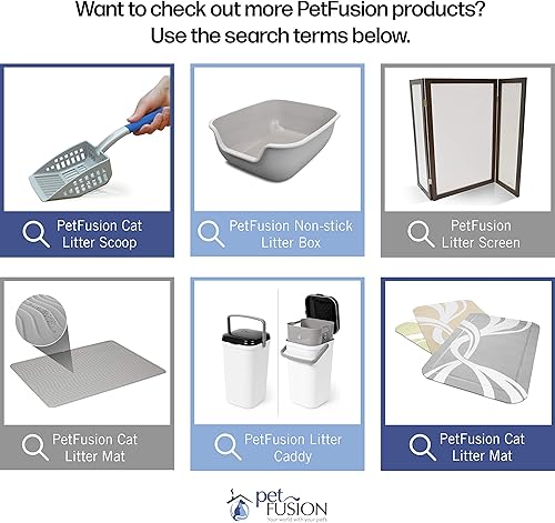 Miniatura 6 de PetFusion BetterBox Caja grande para desperdicios. Revestimiento antiadherente para una higiene superior. Los veterinarios recomiendan abrir la caja