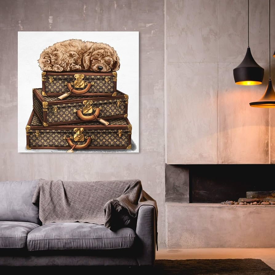 新品 オリバーガル sleeping poodle Amazon.co.jp: The Oliver Gal Artist Co. スリーピングプードル