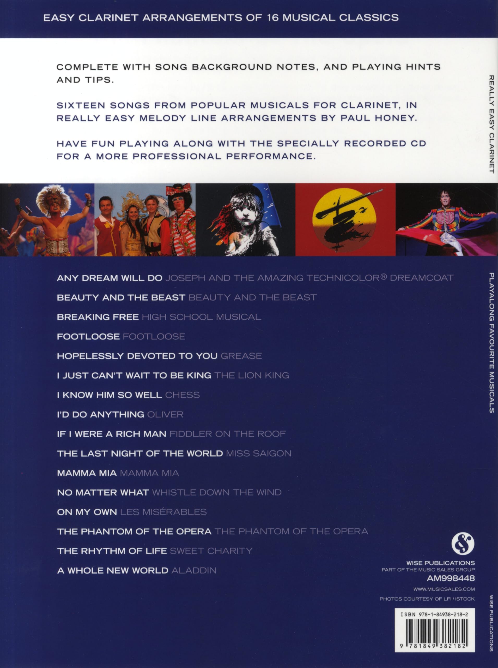 Really easy clarinet: favourite musicals +cd