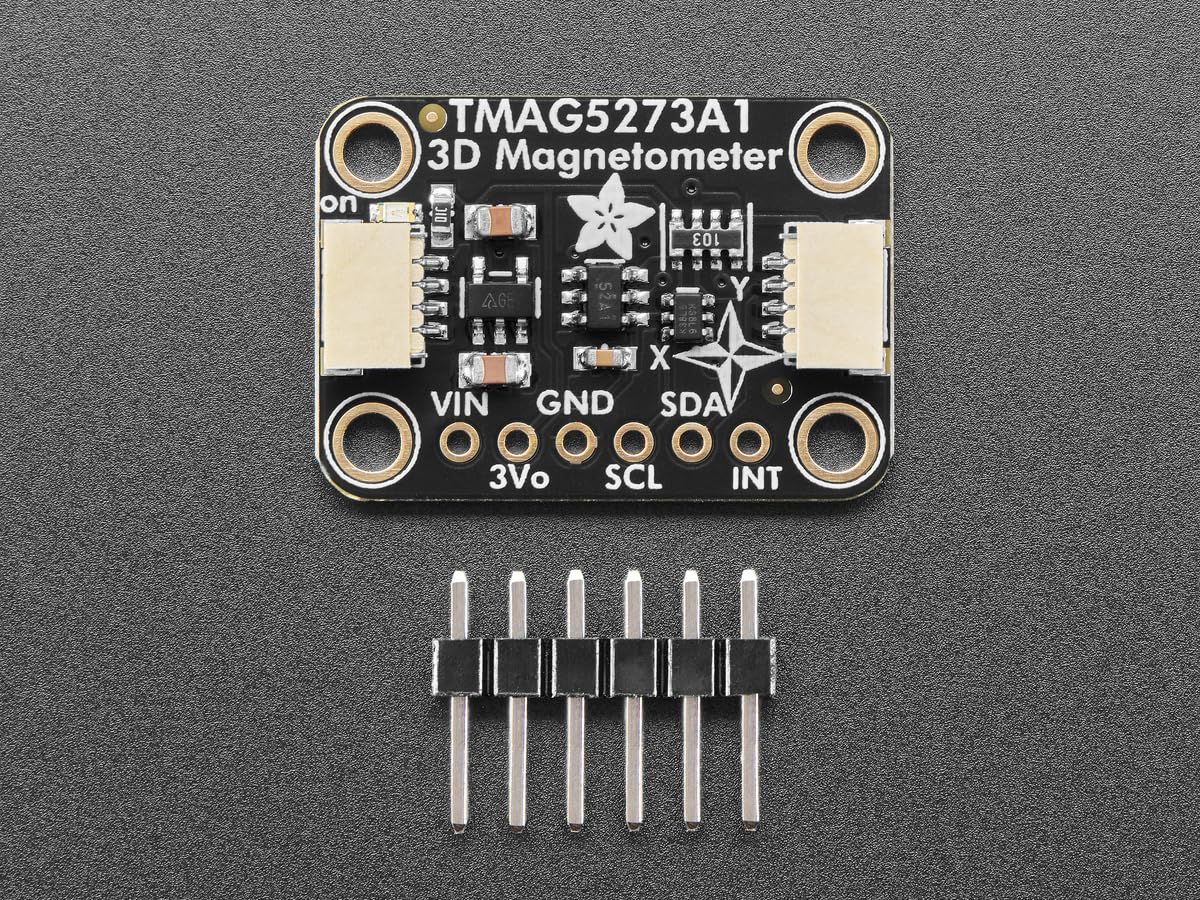 Adafruit TMAG5273 (A1) 3D-Hall-Effekt-Magnetometer Breakout-Board – ±40 mT, ±80 mT – STEMMA QT, 6489
