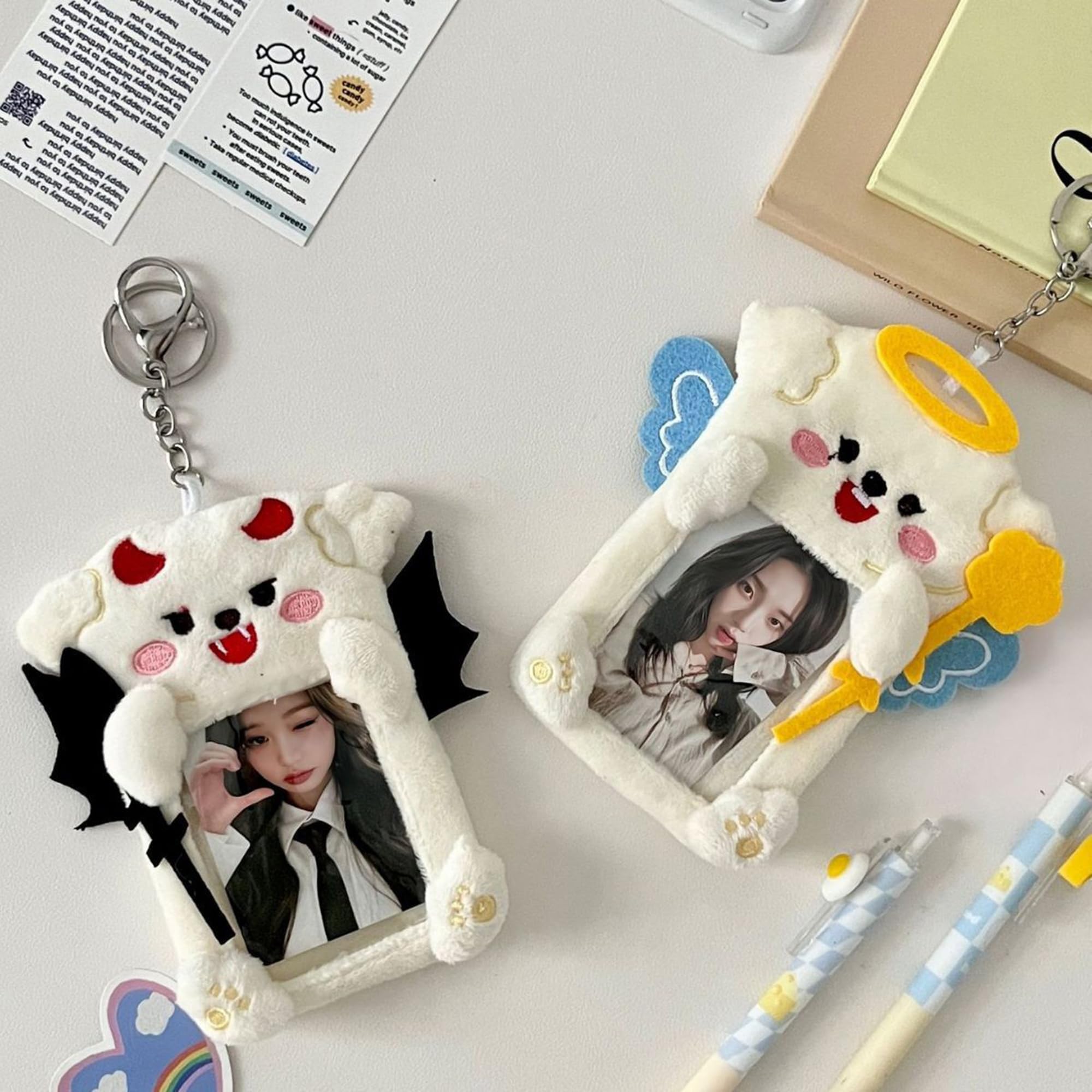 Amazon.co.jp: 2個入 ぬいぐるみパスケース ぬいぐるみフォト