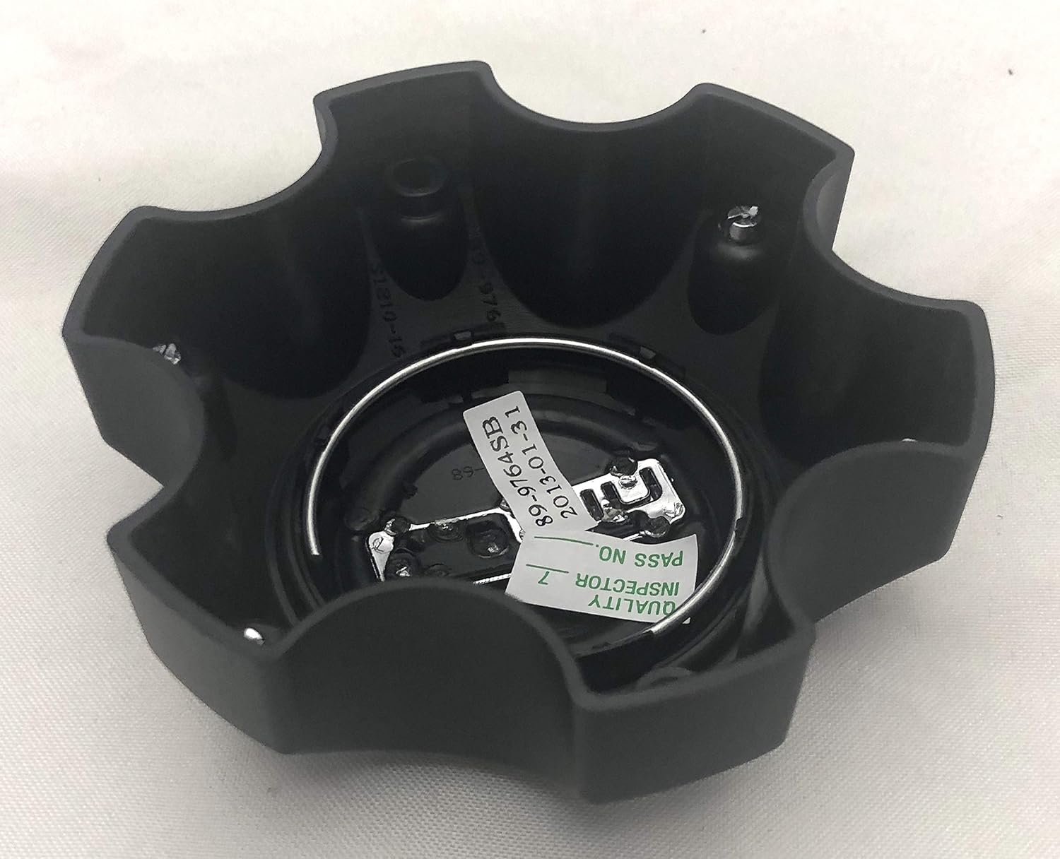Ultra Motorsports 6 Lug Matte Black Wheel Center Cap Qty 1 Pn: 89-9764 with Bolts