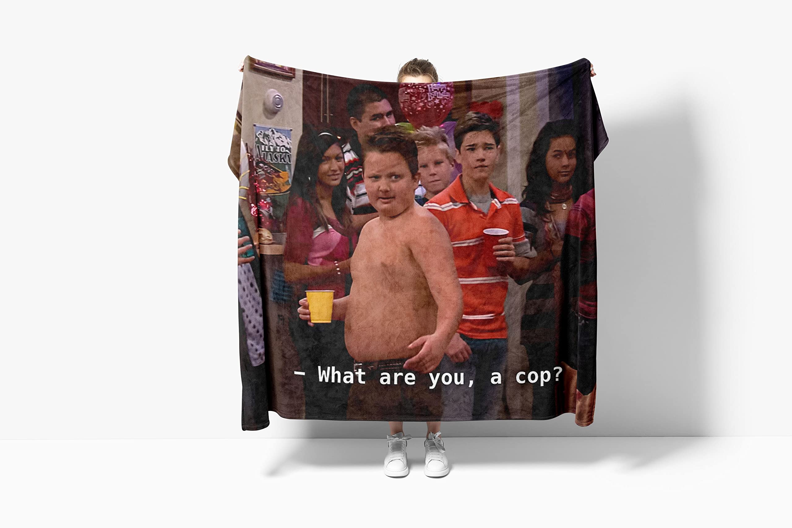 LAIX Gibby What Are You, A Cop? Tapestry, Funny Flag for College Dorm, Available In Sizes From 40