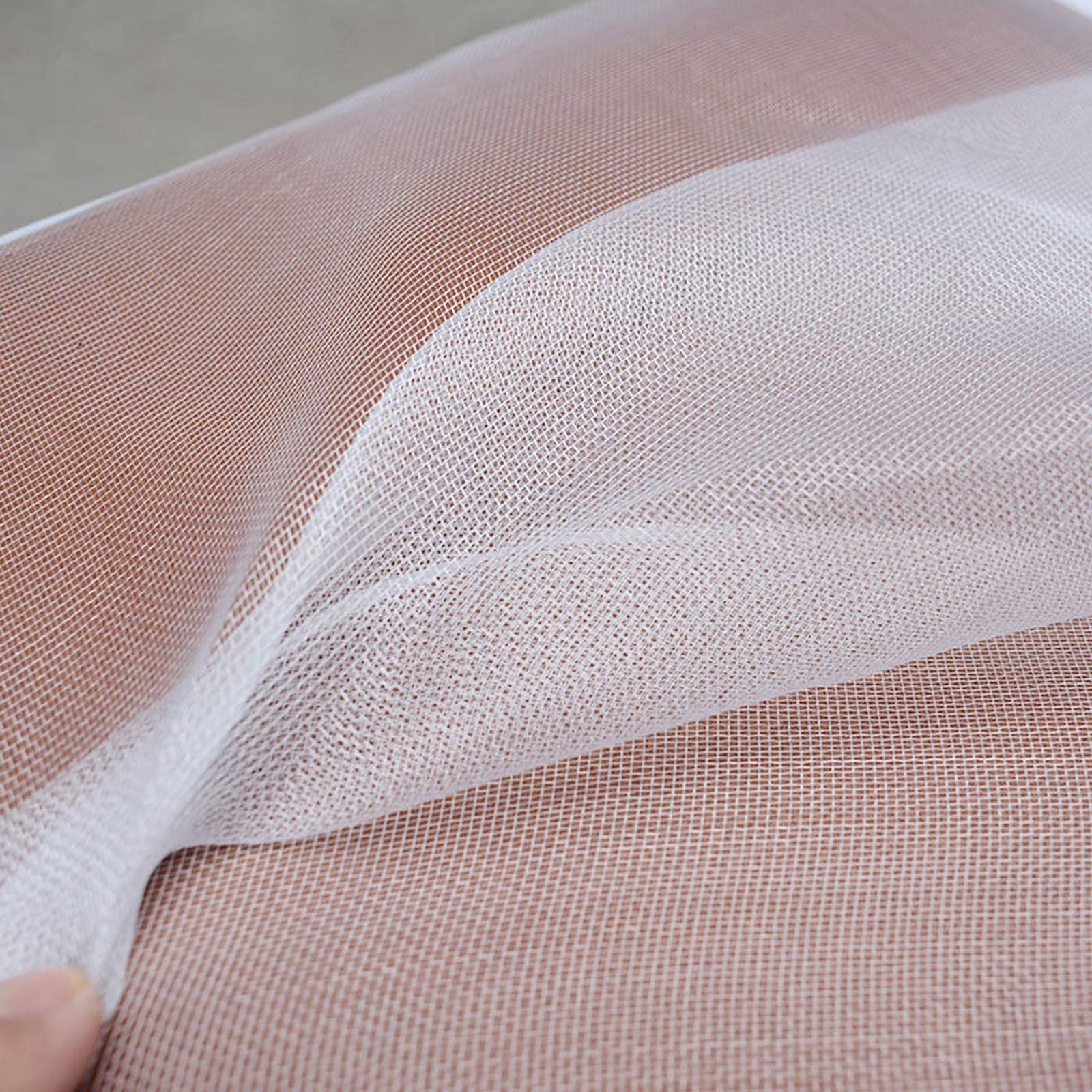 Rete per insetti a maglie strette， Garden Netting Plants Vegetables Fruits Flowers Protection Insects Birds White Multiple Sizes(1.5x10m/4.9x32.8ft)