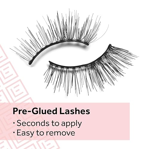 Miniatura 5 de Eylure Pestañas postizas prepegadas, ligeras y delgadas, detalles No. 003, paquete doble