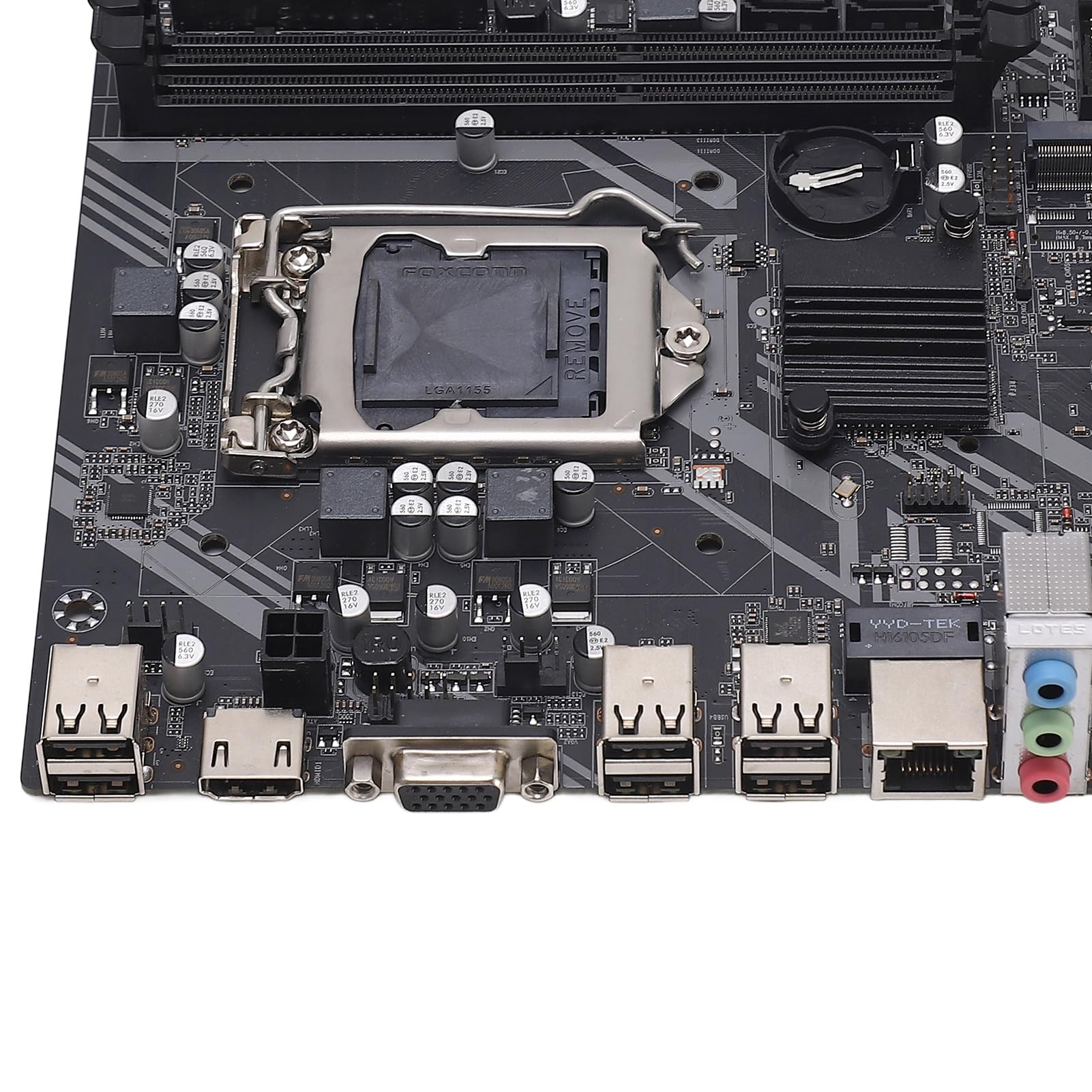 H61M Mainboard M-ATX – Für LGA1155 CPUs (i7/i5/i3), 4x SATA 2.0, VGA, HDMI, 100M LAN – Desktop Motherboard