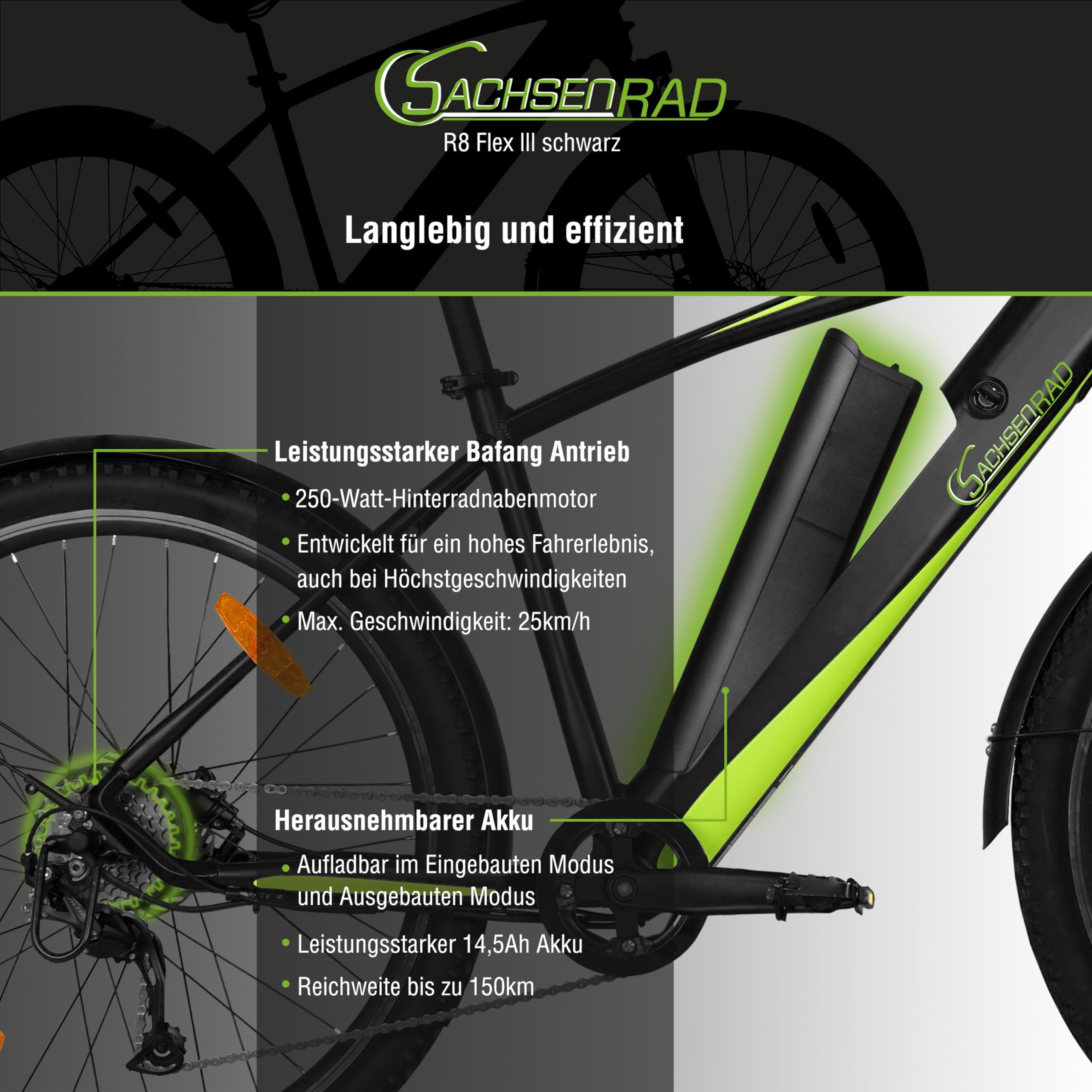 Vélo électrique R8 Flex II | Moteur 27,5