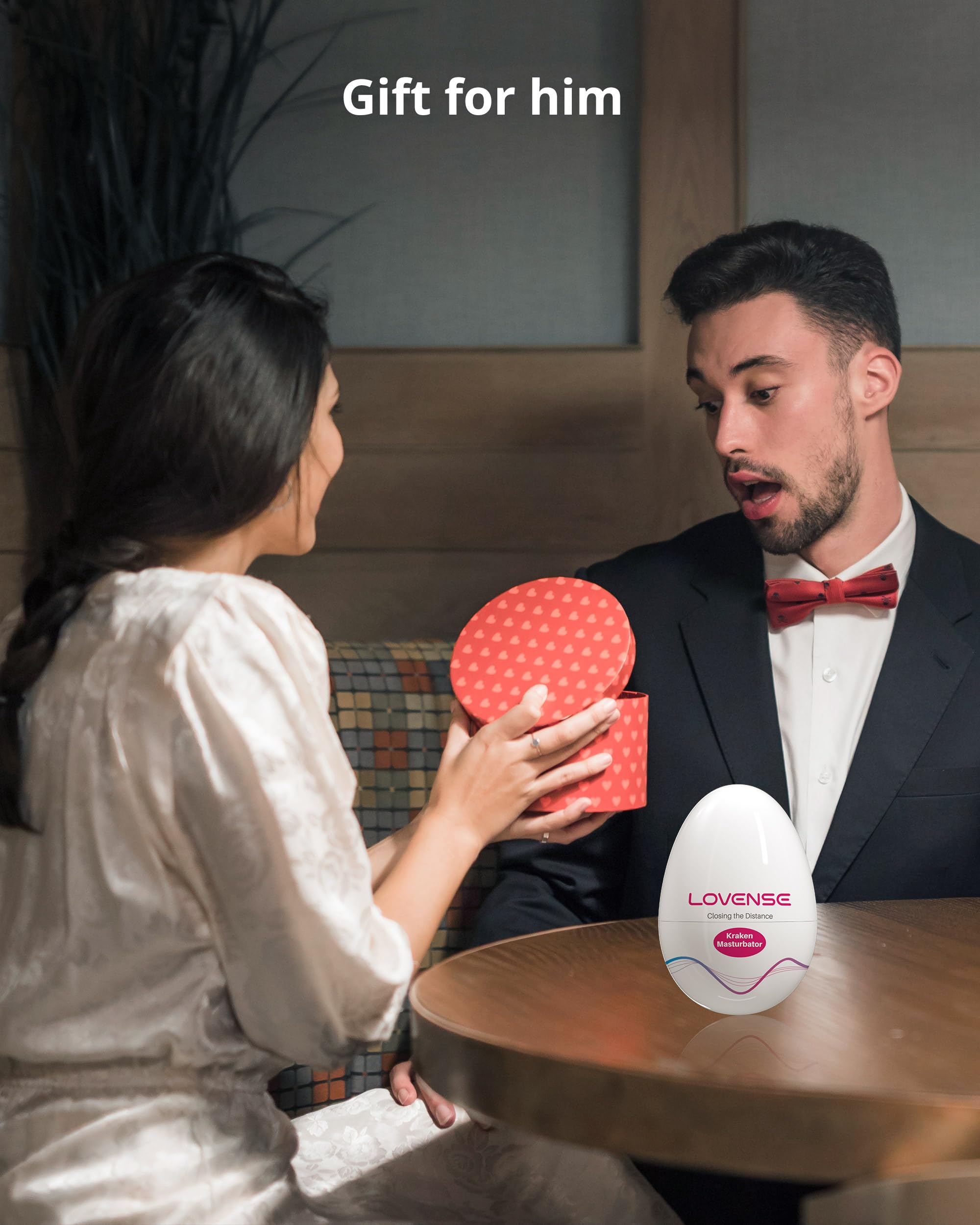 LOVENSE Kraken Male Masturbator Egg, Disposable Pocket Pussy Masturbators Sleeve, Portable Blowjob Adult Male Sex Toys for Men Masturbation,1 Count