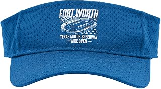 Fort Worth Tshirt Texas TX USA Trip Souvenir Vacation Retro Sport Sun Visor, Youth, One Size, Royal Blue