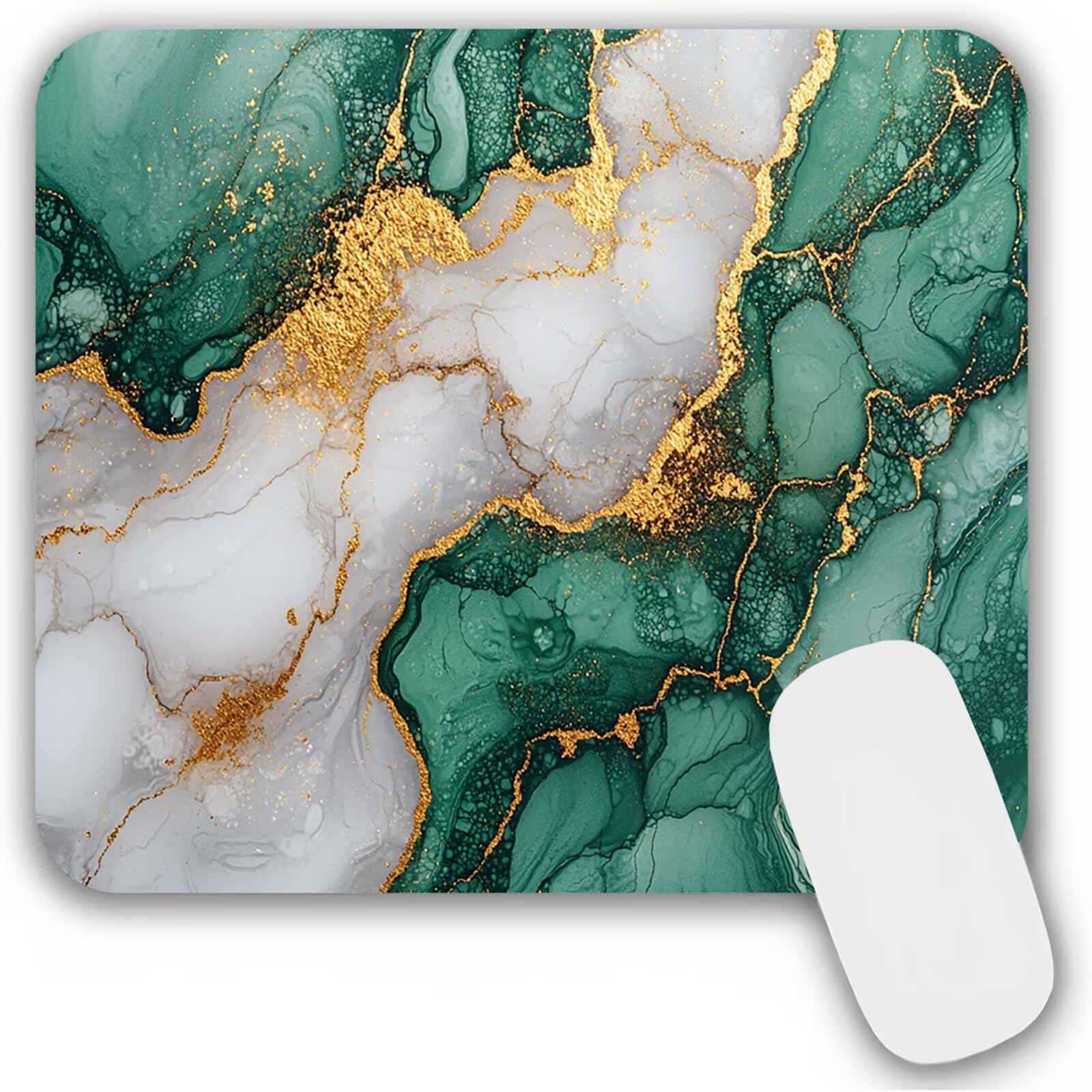 Non Slip Gaming Mouse Pad, 25x21cm - Mouse Mat, Gaming Mousepad Waterproof, Portable Non-Slip Mousepad with, Rubber Base Stitched Edges, Desk Mat Laptop for Office and Home (Gradient Colors)-49801