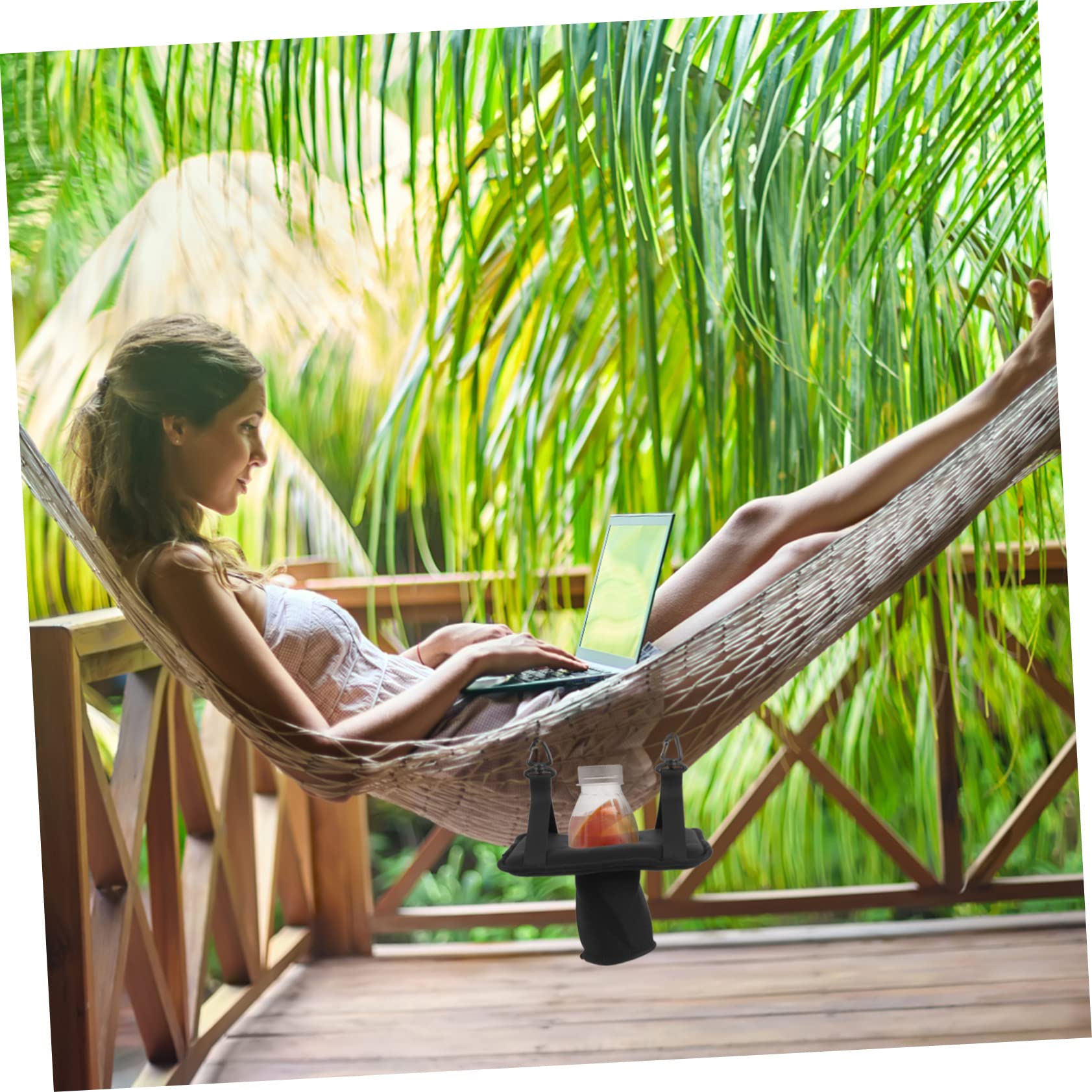 ABOOFAN 3 Pièces Porte-gobelet Suspendu Flotteur De Bière Porte-gobelet Flotteur De Piscine Porte-gobelets Flottant Plateau De Rafraîchissement Flottant Nylon L'été Panier De Rangement
