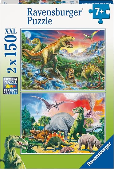 Ravensburger Duo de Puzzles Dinosaures 2x150 Pièces Ravensburger