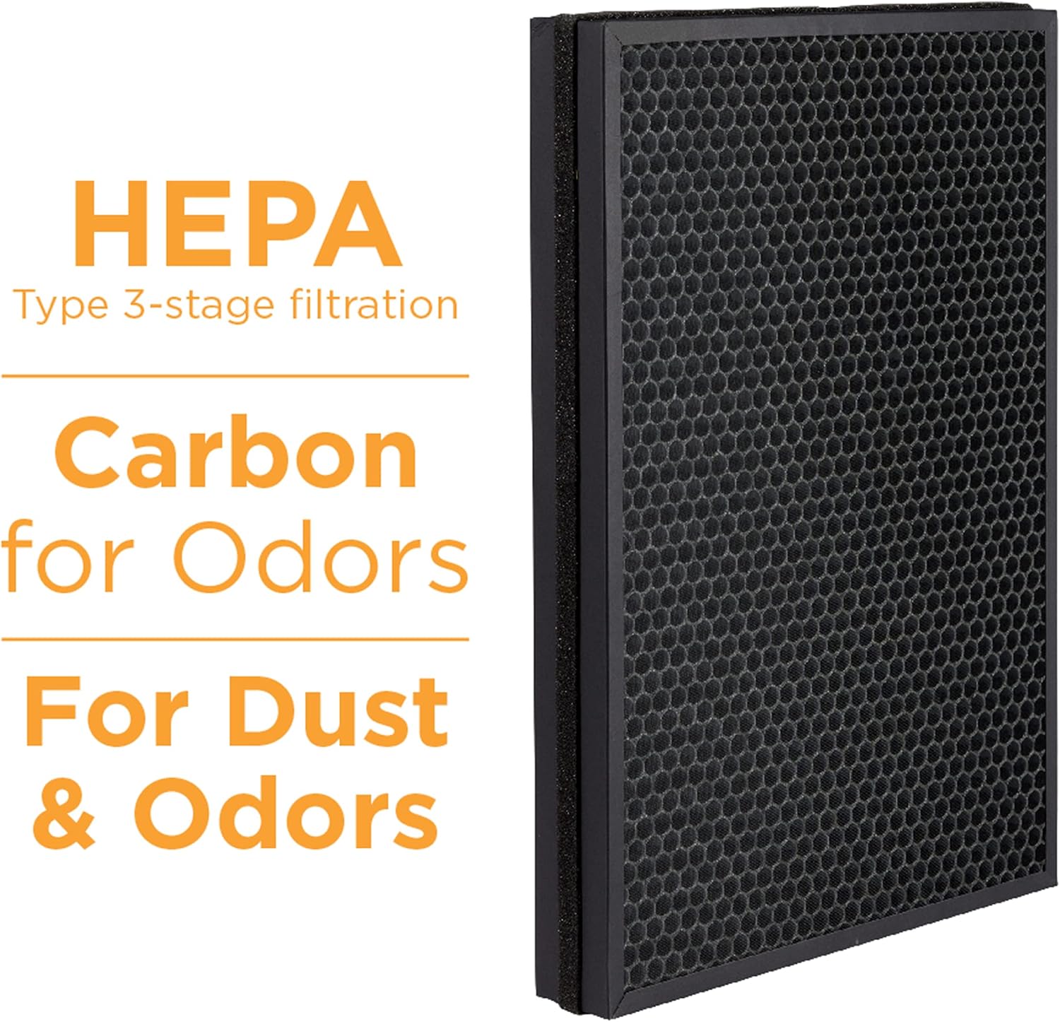 AprilAire RF09550C Clean HEPA-Type Air Purifier Replacement Filter for Portable Room Air Purifier Model 9550, Captures Dust & Odors, Ozone Free