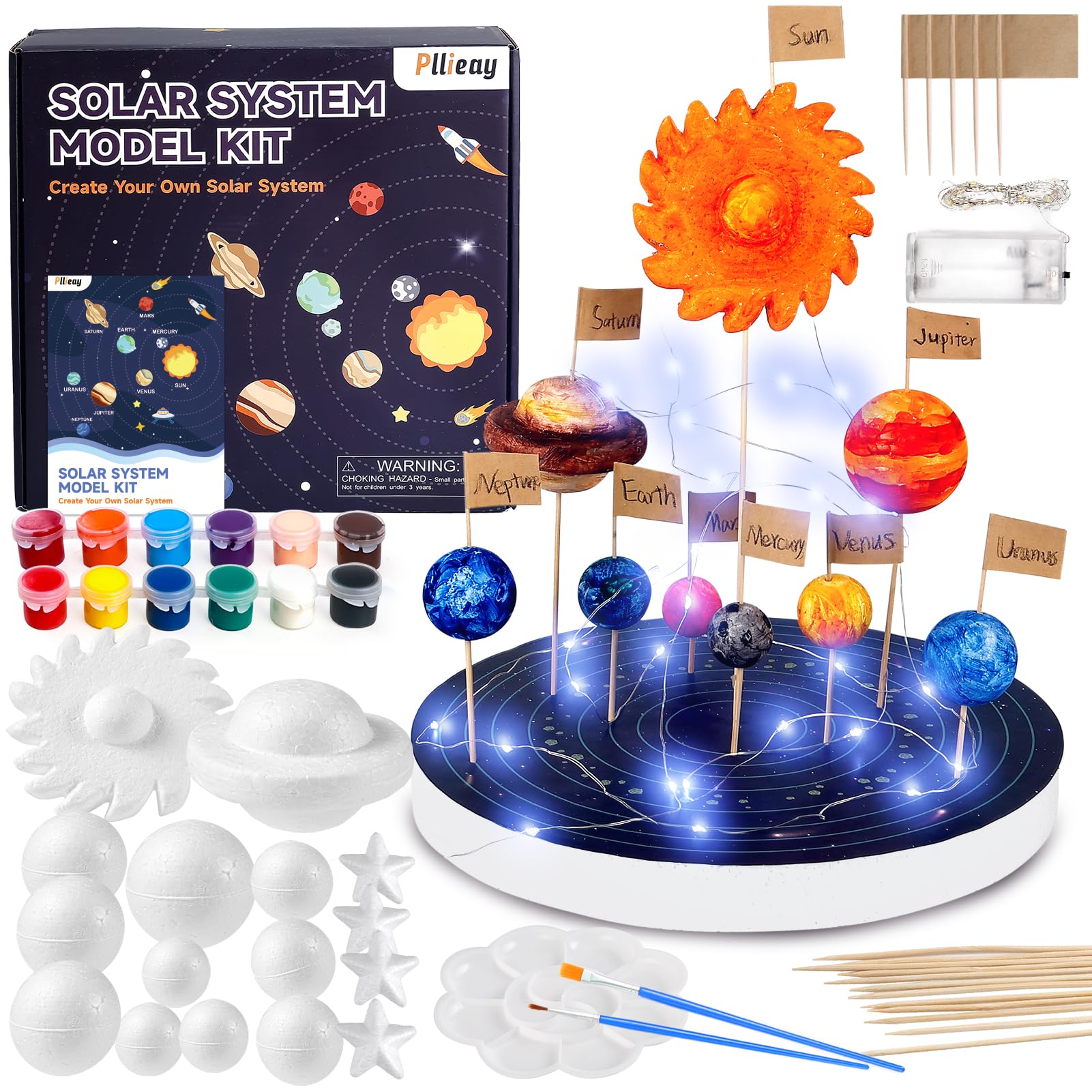 Snapklik.com : Solar System Model Kit, Solar System Foam Ball Kit For ...