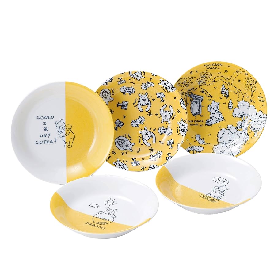 Amazon｜ディズニー くまのプーさん ハニーイエロー パスタ