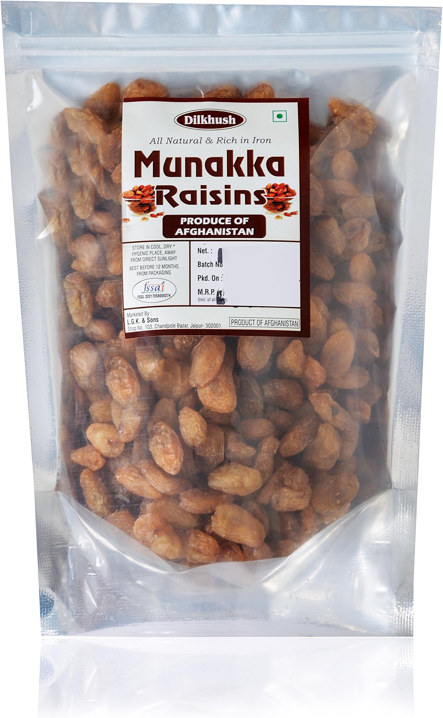 Dilkhush Munakka Raisin, 500 Grams
