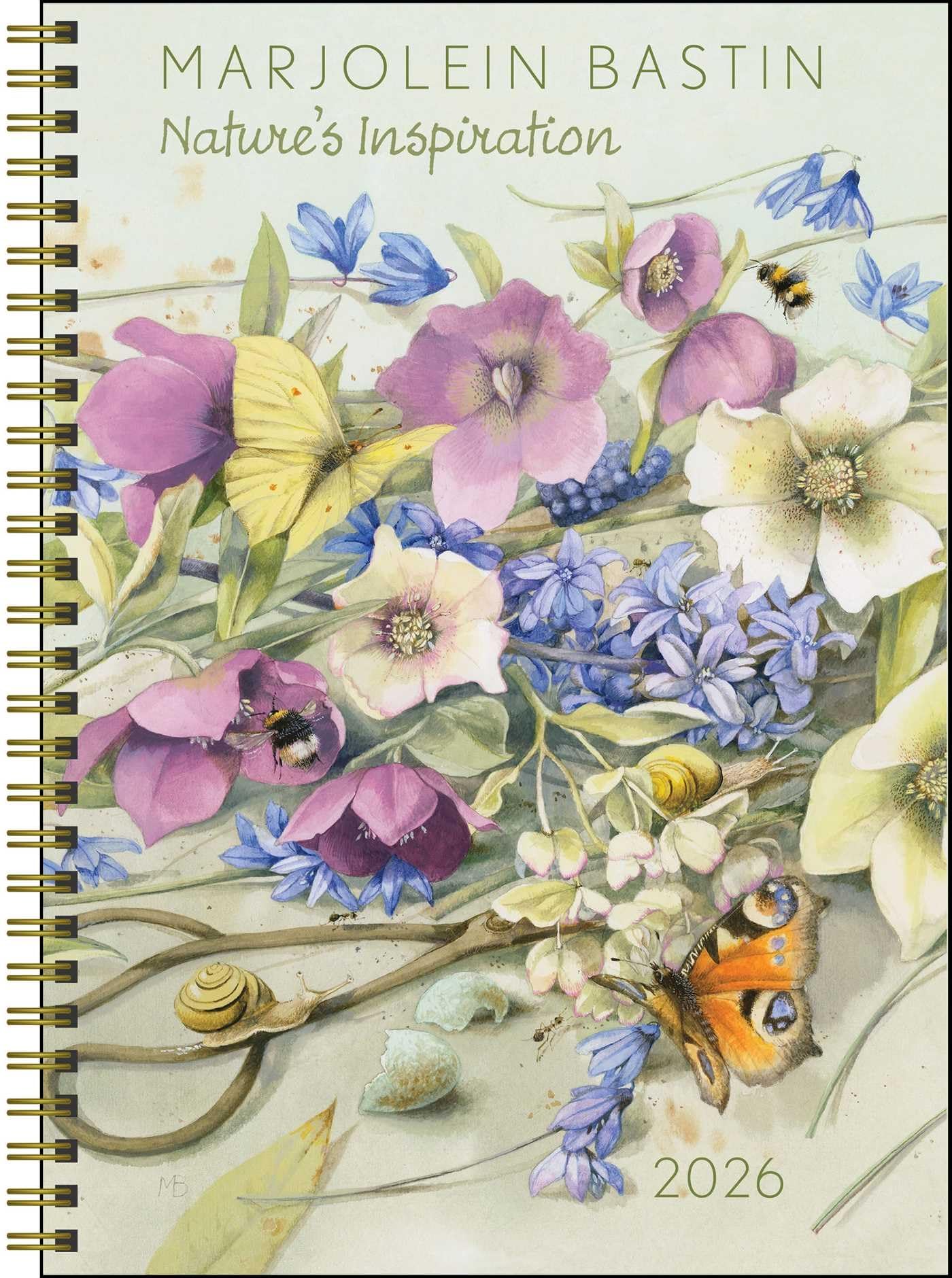 Marjolein Bastin Nature's Inspiration 12-Month 2026 Engagement Calendar