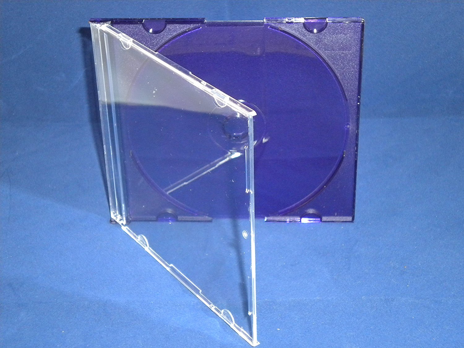 Dragon Trading® - Custodia sottile per CD/DVD, colori assortiti, confezione da 50