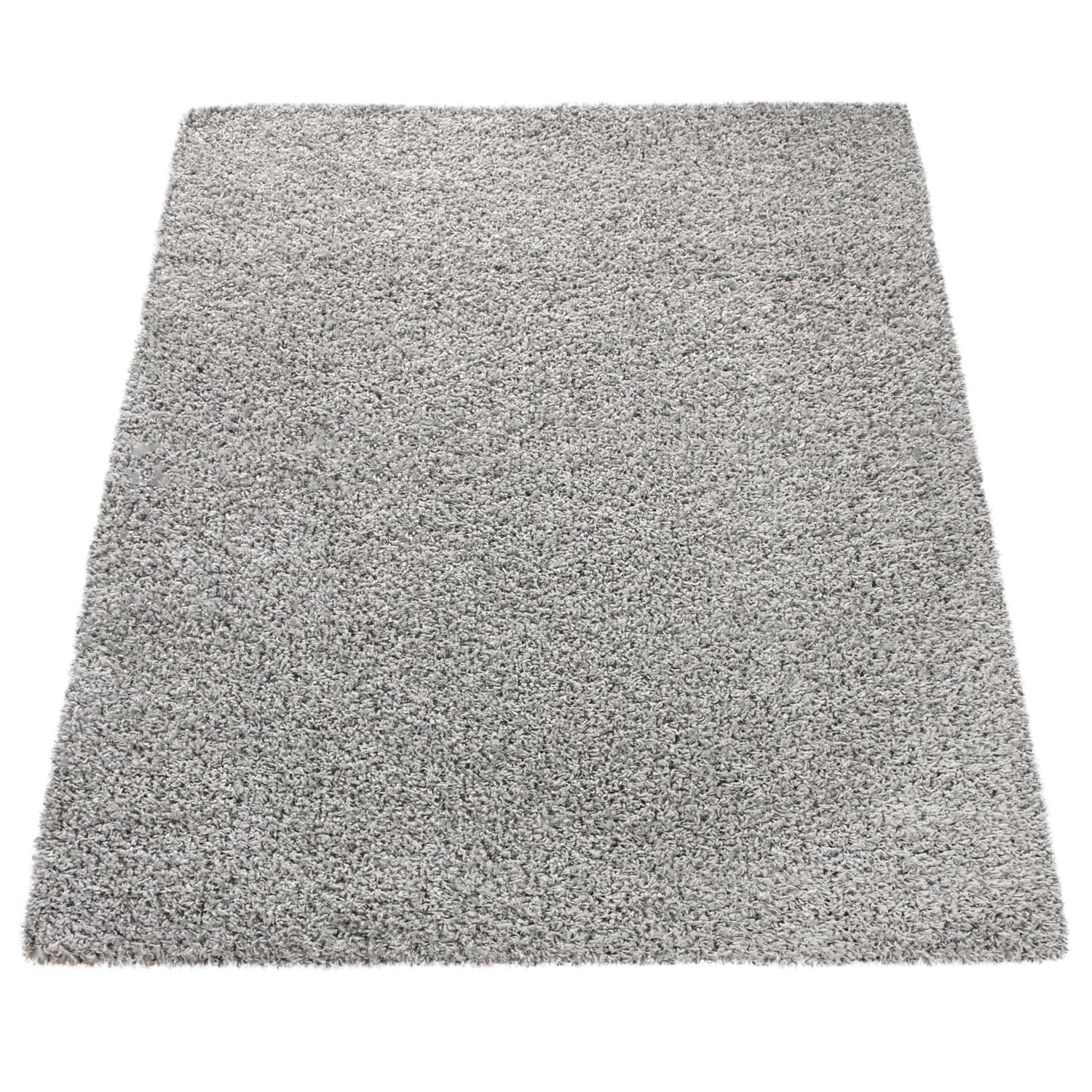 Paco Home Tappeto Shaggy/A Pelo Alto/A Pelo Lungo/Tappeto A Tinta Unita In Grigio, Dimensione:160x220 cm
