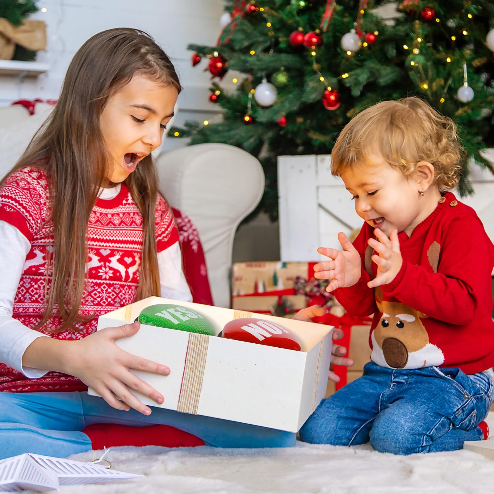 Bean Lieve Pulsante Sì No con Luce, Pulsanti Sì No cicalino, Pulsante Audio parlante per Giochi di società in Famiglia, riunioni di Amici, insegnamento in Classe e addestramento di Animali Domestici