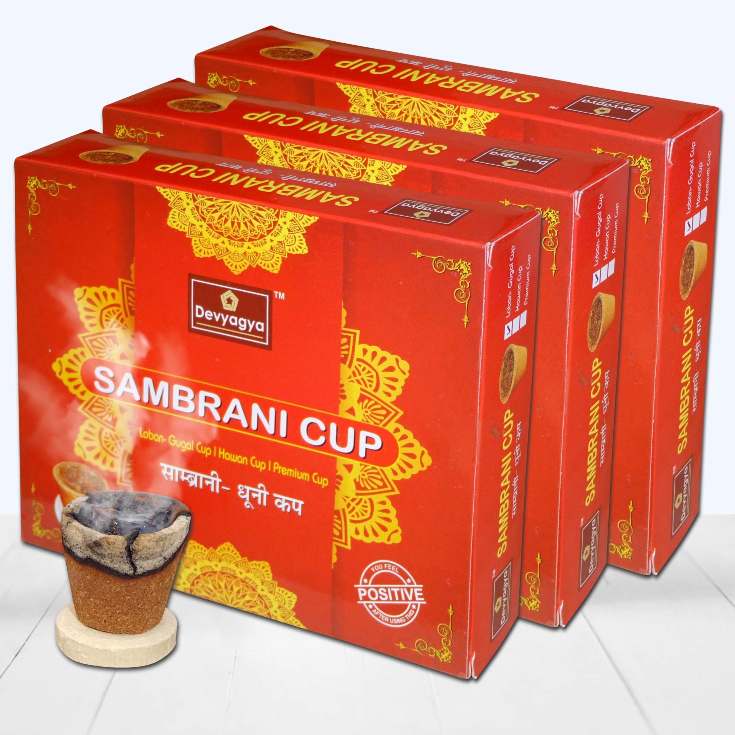 Devyagya Loban- Guggal Sambrani Dhoop Cup | Pack of 3 Box | Guggal Loban Dhoop Cup | Natural Cup | Dhuni Cup | Charcoal Free | Sambrani Cups for Pooja, Home and Meditation | Offer Price-image-21