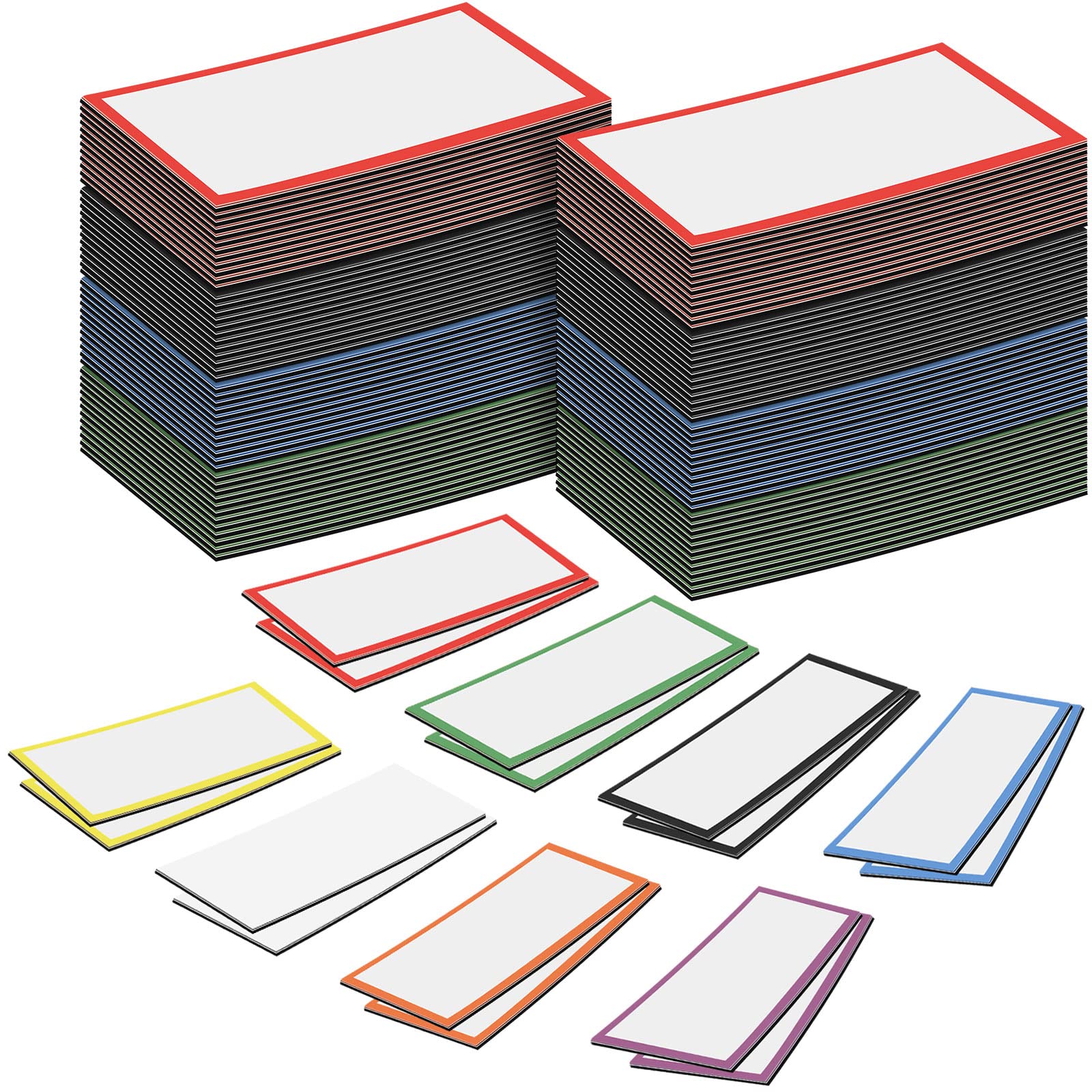 Buy 96 Pcs Dry Erase Labels Erasable Name Plate Tags Flexible