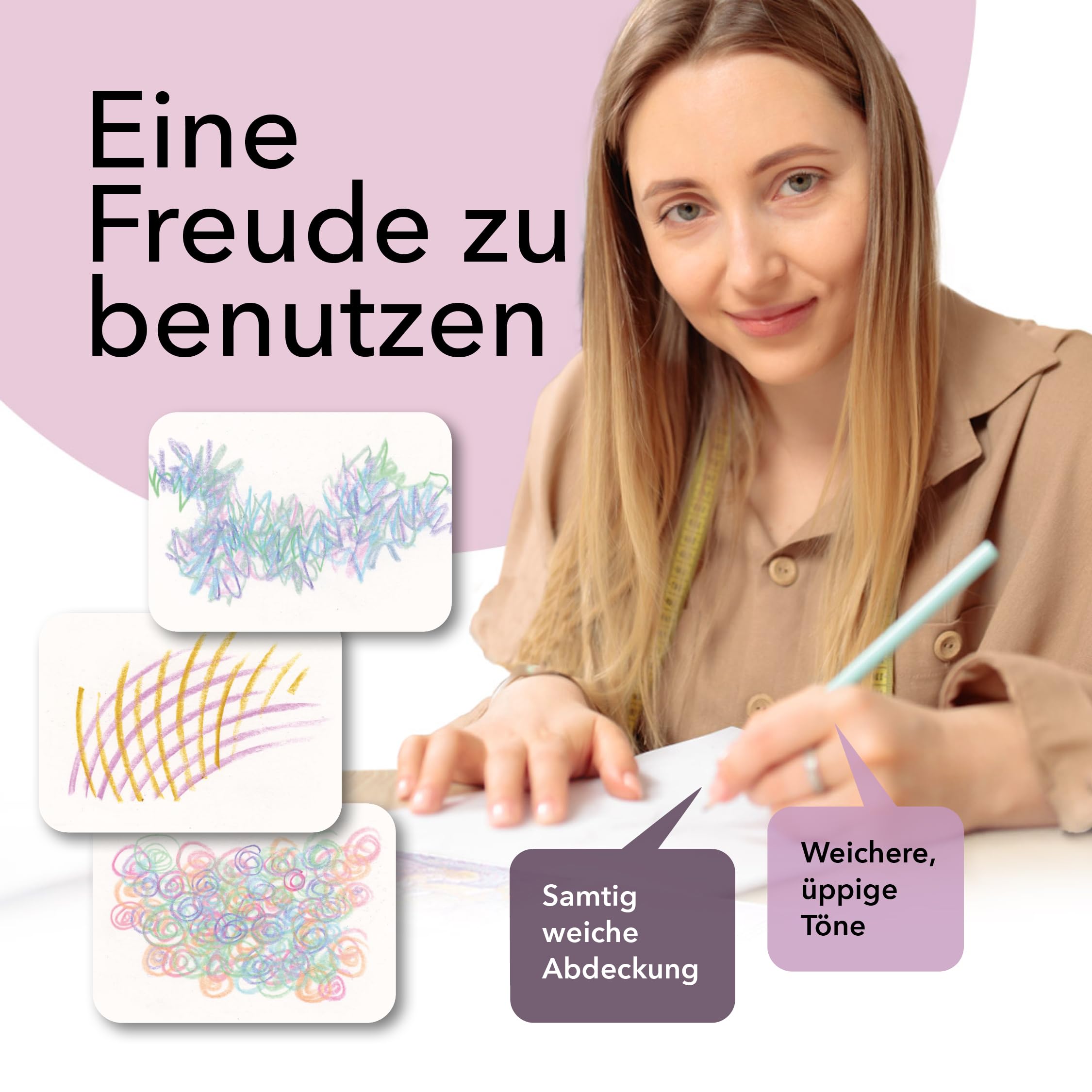 Castle Art Supplies 48-teiliges Pastellstifte-Set mit Extras | Farben in sanfte, satte Töne | Für professionelle und erfahrene Künstler | Übersichtliches, robustes Reißverschlussetui