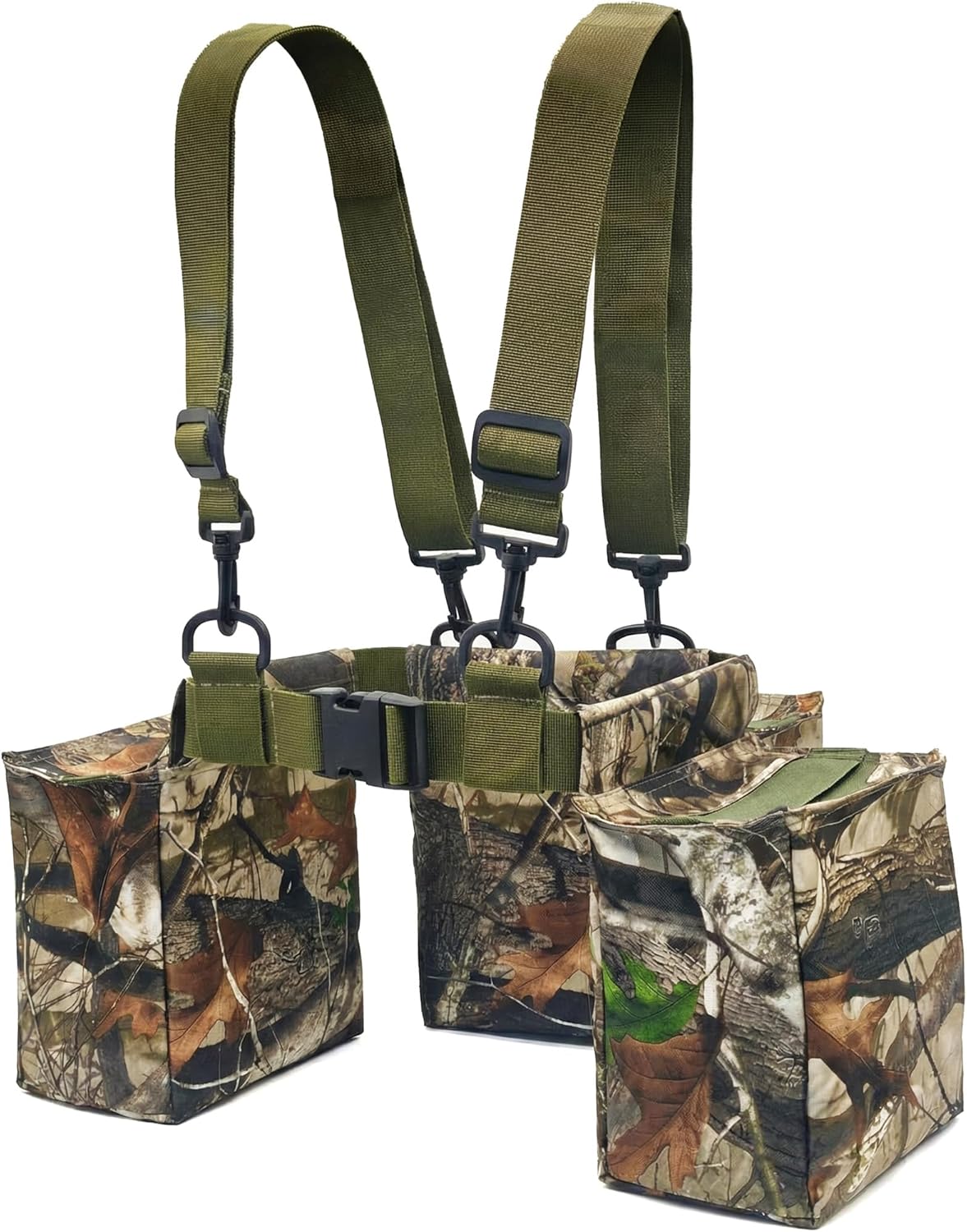 Hunting Belt with Shoulder Strap, Quick-Release Game Belt with Shell Pouch & Bottle Holder for Dove Hunting