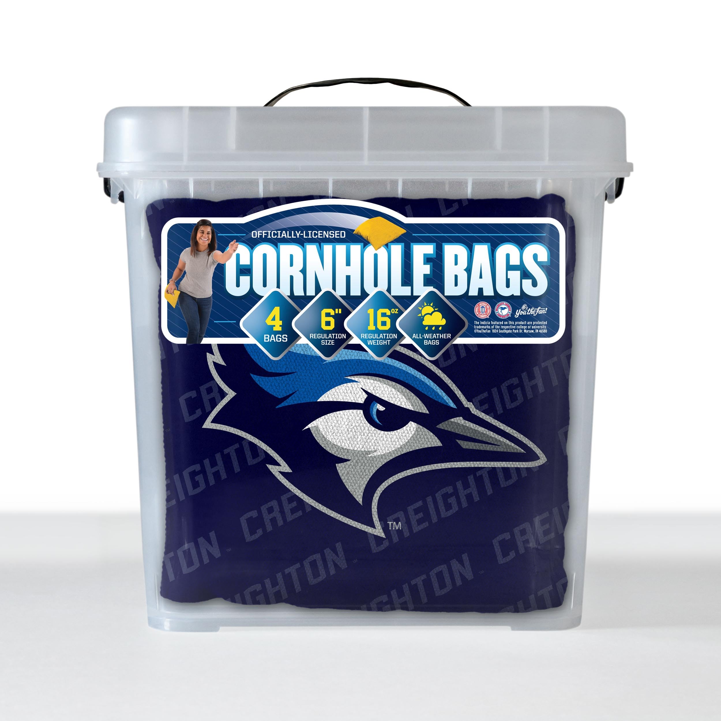 YouTheFan Montana State Bobcats-Gold Bolsas Cornhole-4 Unidades