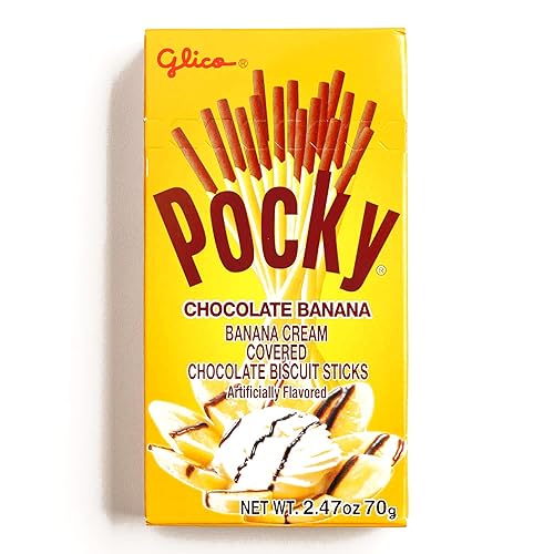 Pocky Chocolate plátano 2.47Oz cada uno (1tema por pedido)