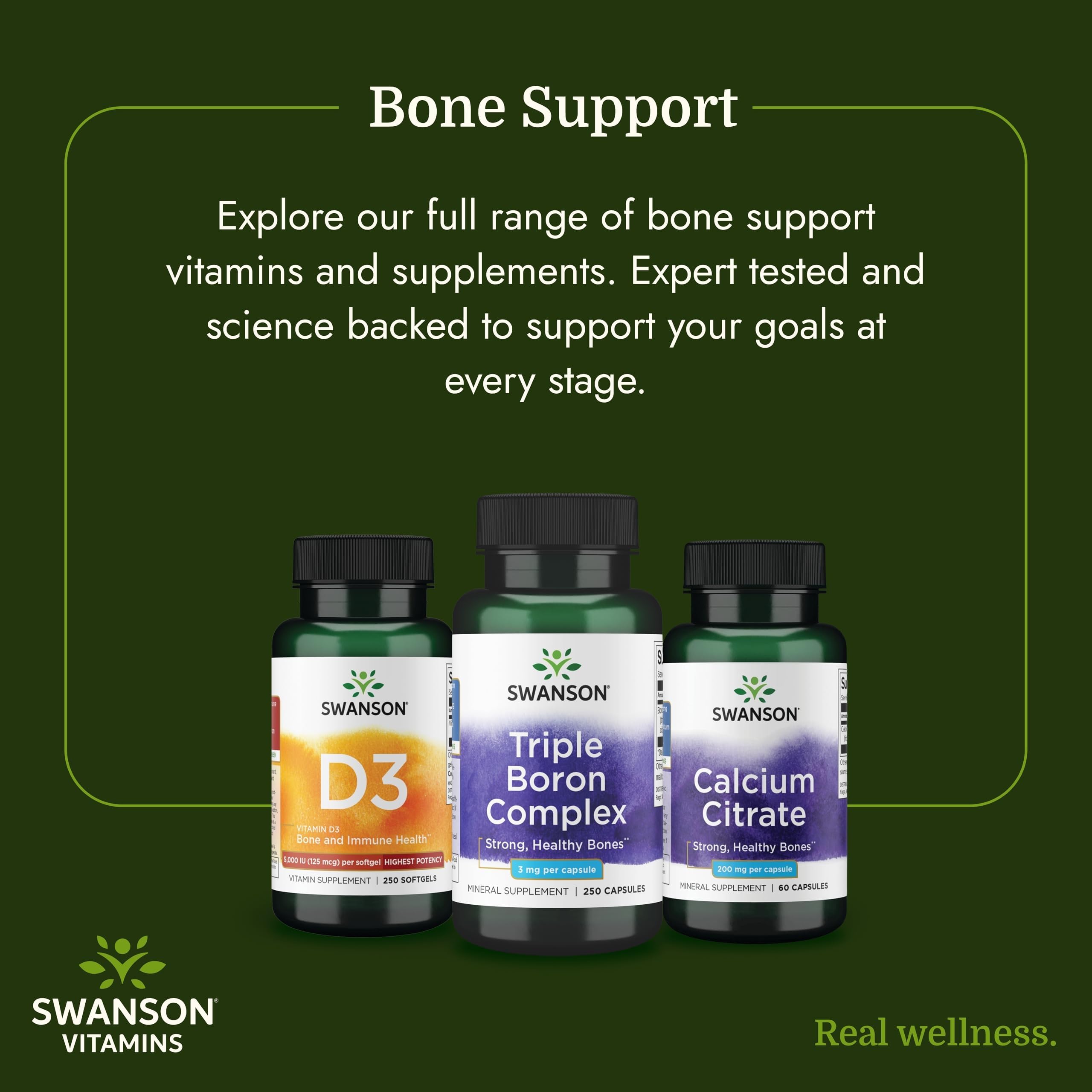 Swanson Triple Boron Complex Bone and Joint Supplement, 250 Capsules — Amazon image 6
