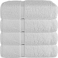 Vista 177 de Chakir Turkish Linens Toallas turcas de alta calidad 100% algodón para baño, toallas de baño grandes de 30 x 60 pulgadas (4 piezas, beige)