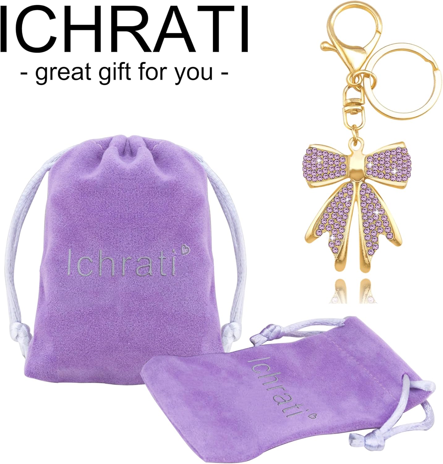 Novelty Bow Keychains Gifts for Women Kawaii Aesthetic Key Chain Cute Bag Charms for Purse Handbag Backpack - Image 8