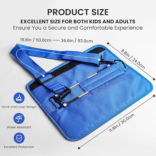 Miniatura 3 de FINGER TEN Bolsa de palos de golf mini ligera para hombres, mujeres, damas, niños con/sin bolsa para pelotas, portátil para práctica en campo