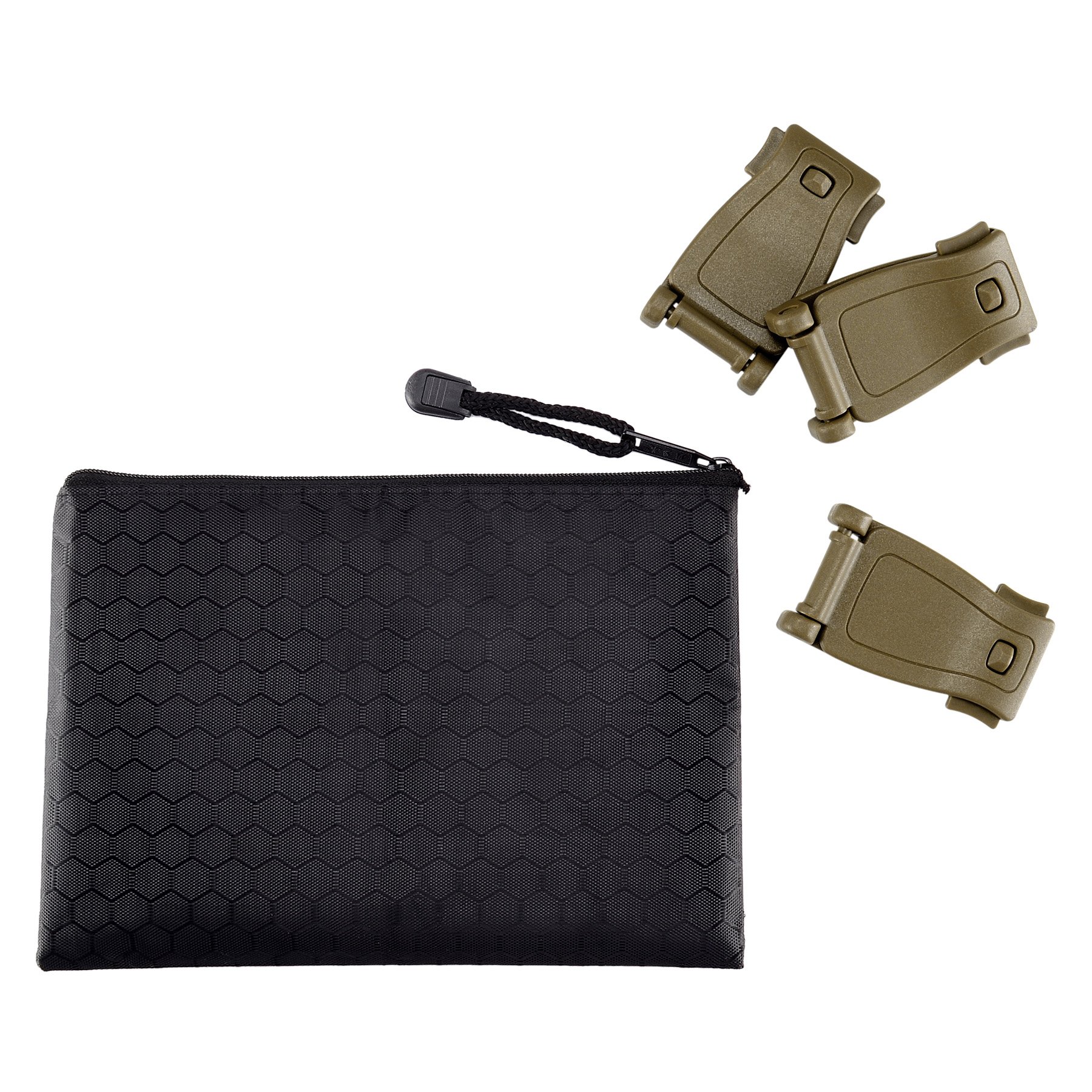 BOOSTEADY Lot 10 Clips Molle Tactiques – Gestion De Sangle 25 Mm, Multi-usage, Pour Sacs, Gilets, Rando