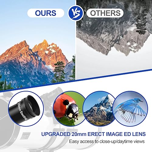 Miniatura 2 de HSL Telescopio 150EQ Newtoniano Reflector Telescopio para adultos, telescopios profesionales de apertura de 5.906 in para adultos Astronomía, viene