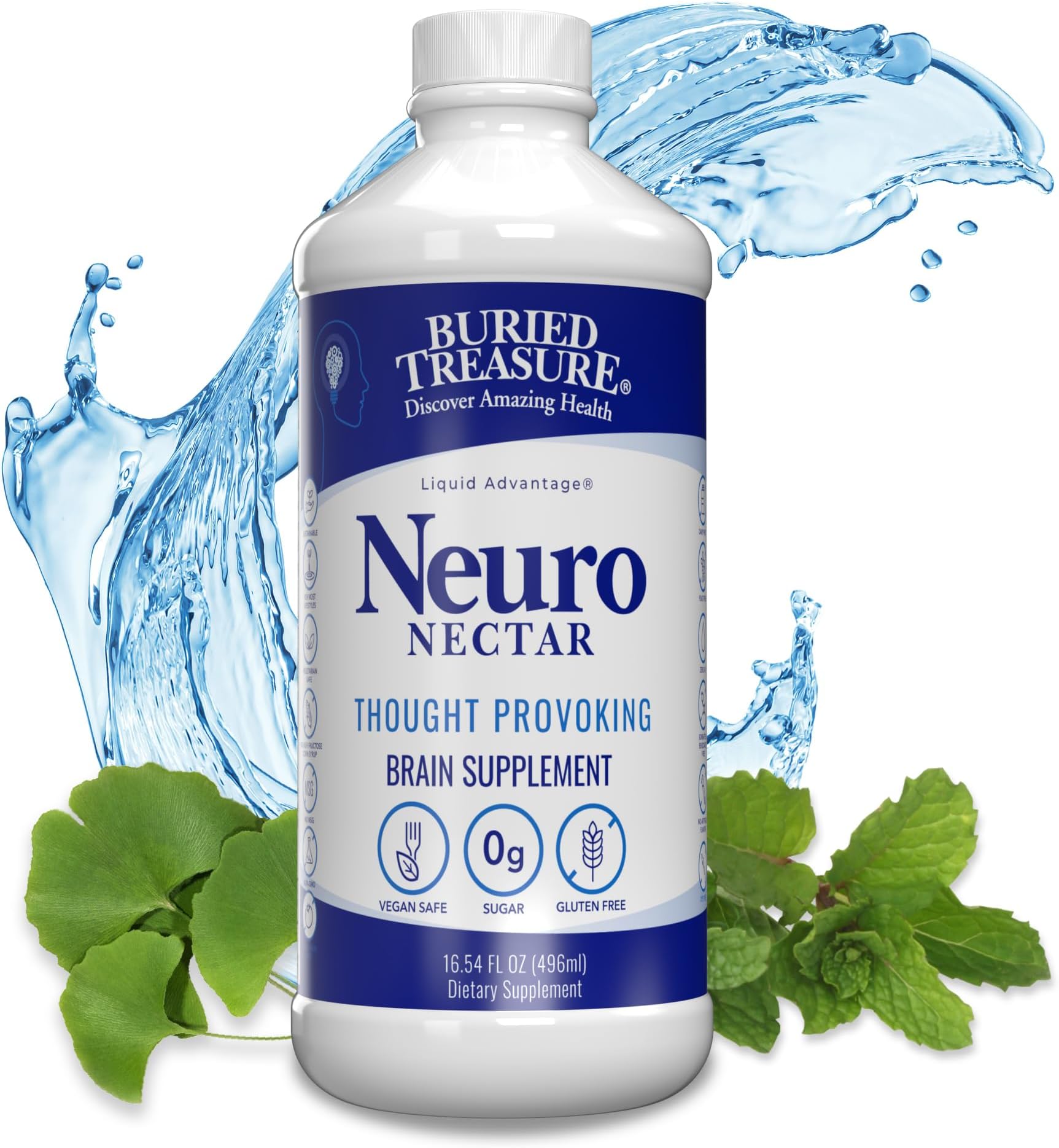 Neuro Nectar Memory and Mental Focus Supplement 16 oz