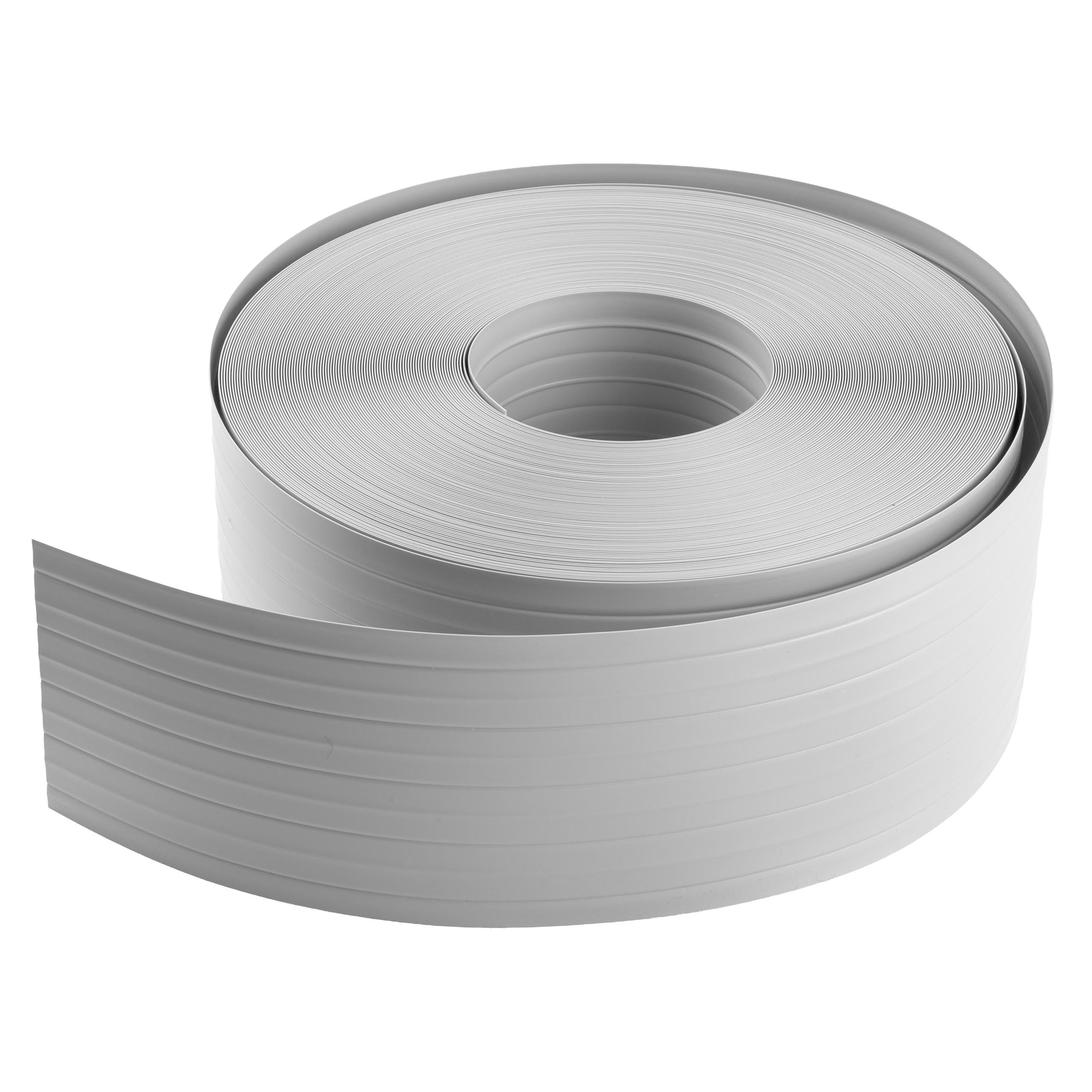 Quest taśma ogrodzeniowa PVC 10 cm osłonowa 900 g/m² – szara, 52 m