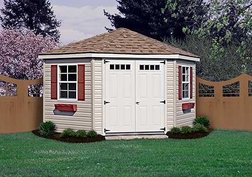 Miniatura 4 de Persianas para cobertizos con listones de 9 pulgadas de ancho x 36 pulgadas de alto para cobertizos, casas de juegos y gallineros, 1 par (granate)