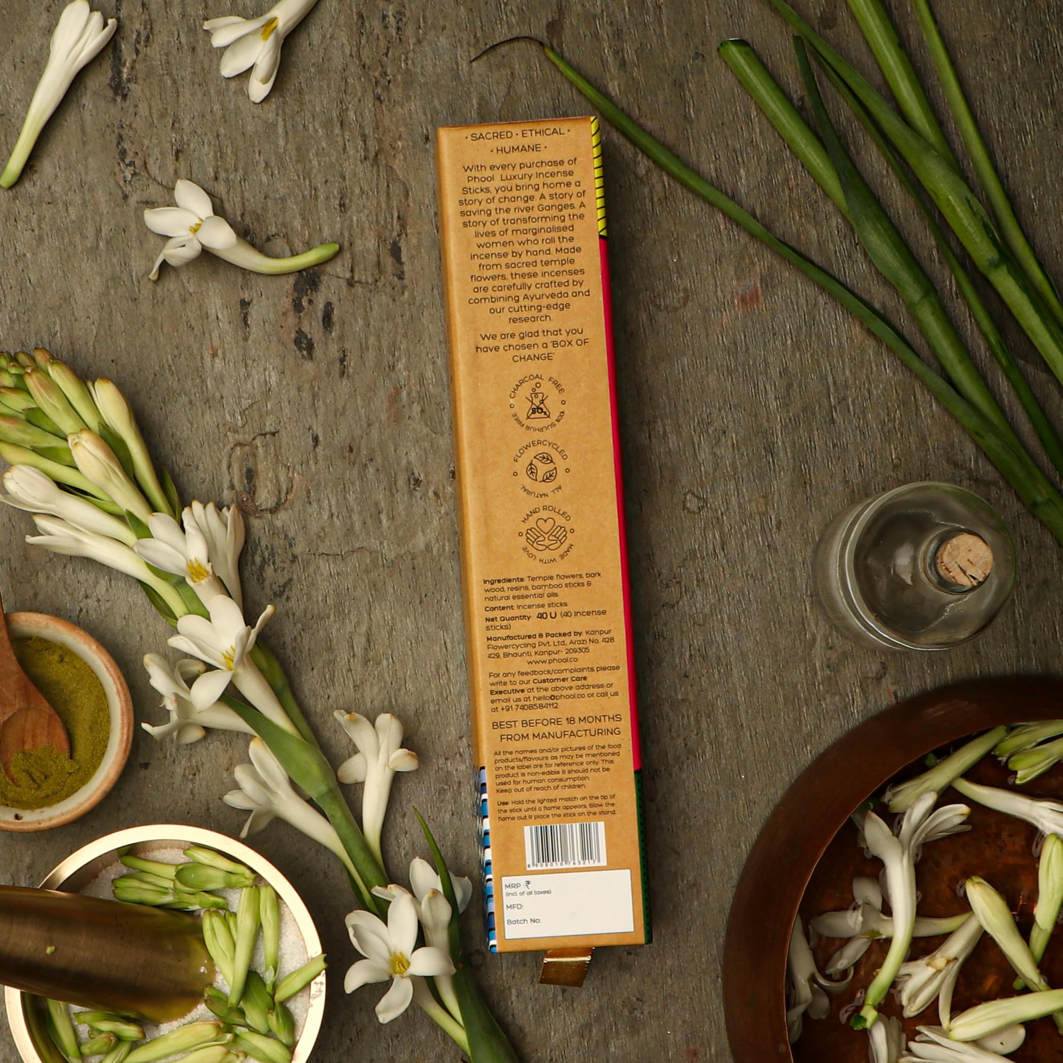 Phool Luxury Incense: Floral Collection - 4 Fragrances FREE SHIPPING -6