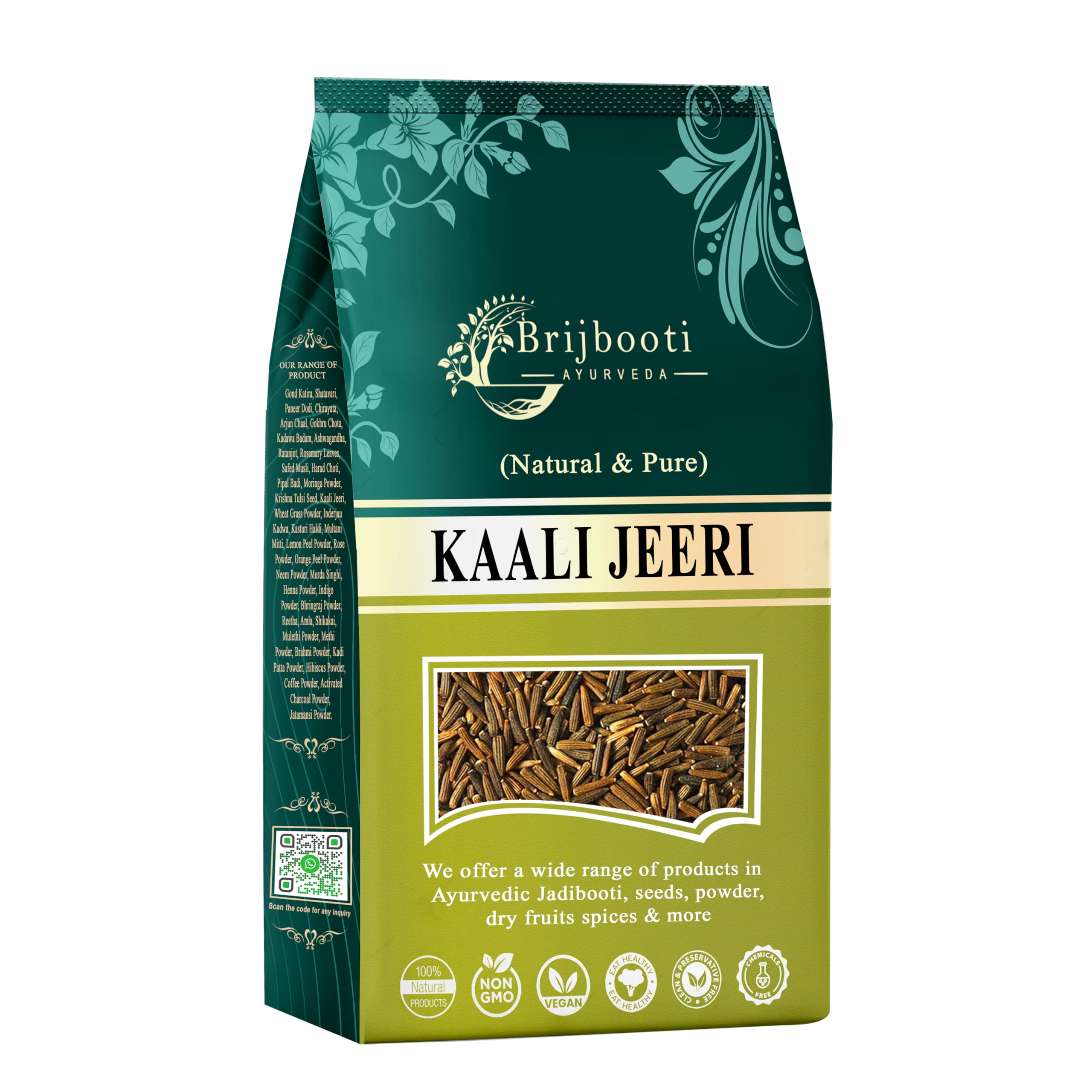 BrijBooti Kali Jiri - Kaali jiri - Kadwa Jeera - Kali Jeeri – Natural Black Cumin Seed 800 Gr (B0C3ZS17V3) Amazon Price History, Amazon Price Tracker
