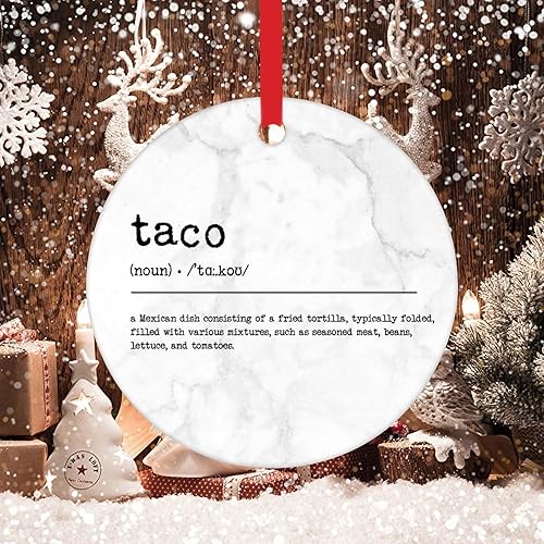 Miniatura 22 de Adornos de Navidad – Y'all Definition Ornament – Noun Definition Christmas Ornament – Y'all Christmas Ceramic Christmas Tree Keepsake Dictionary