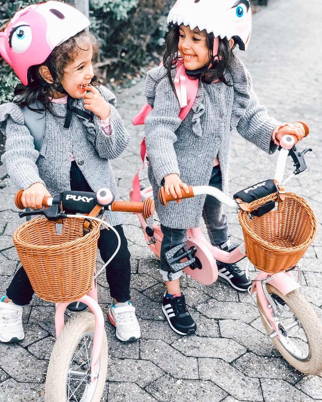 Casco de Bicicleta para niño Crazy Safety | Casco de Bici para niño de 2 a 7 años para Skate, Bicicleta, Patinete, monopatin | Casco de Animal 3D Ligero y Ajustable 49-55 cm (Poni Rosa)