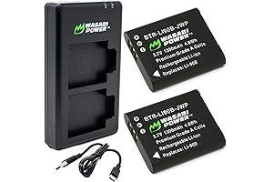 PROLiNK Rechargeable Battery and Dual USB-C Charger for Ricoh GR III