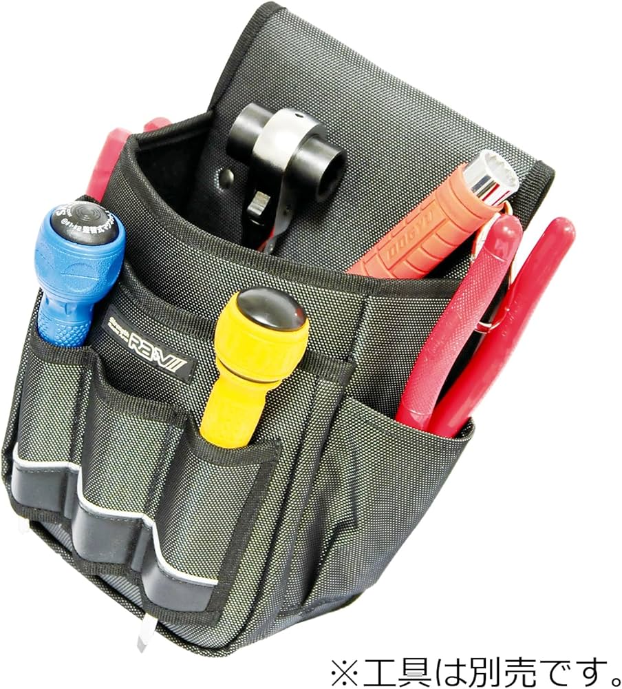 Amazon | ホッタ(Hotta) 電工腰袋 ホルダー付 カラビナ付 ベルト