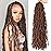 Soft Locs 24 Inch 8 Packs Faux Locs Crochet Hair for Butterfly Locs Distressed Locs Crochet Hair for Women (24 Inch(Pack of 8), 30)