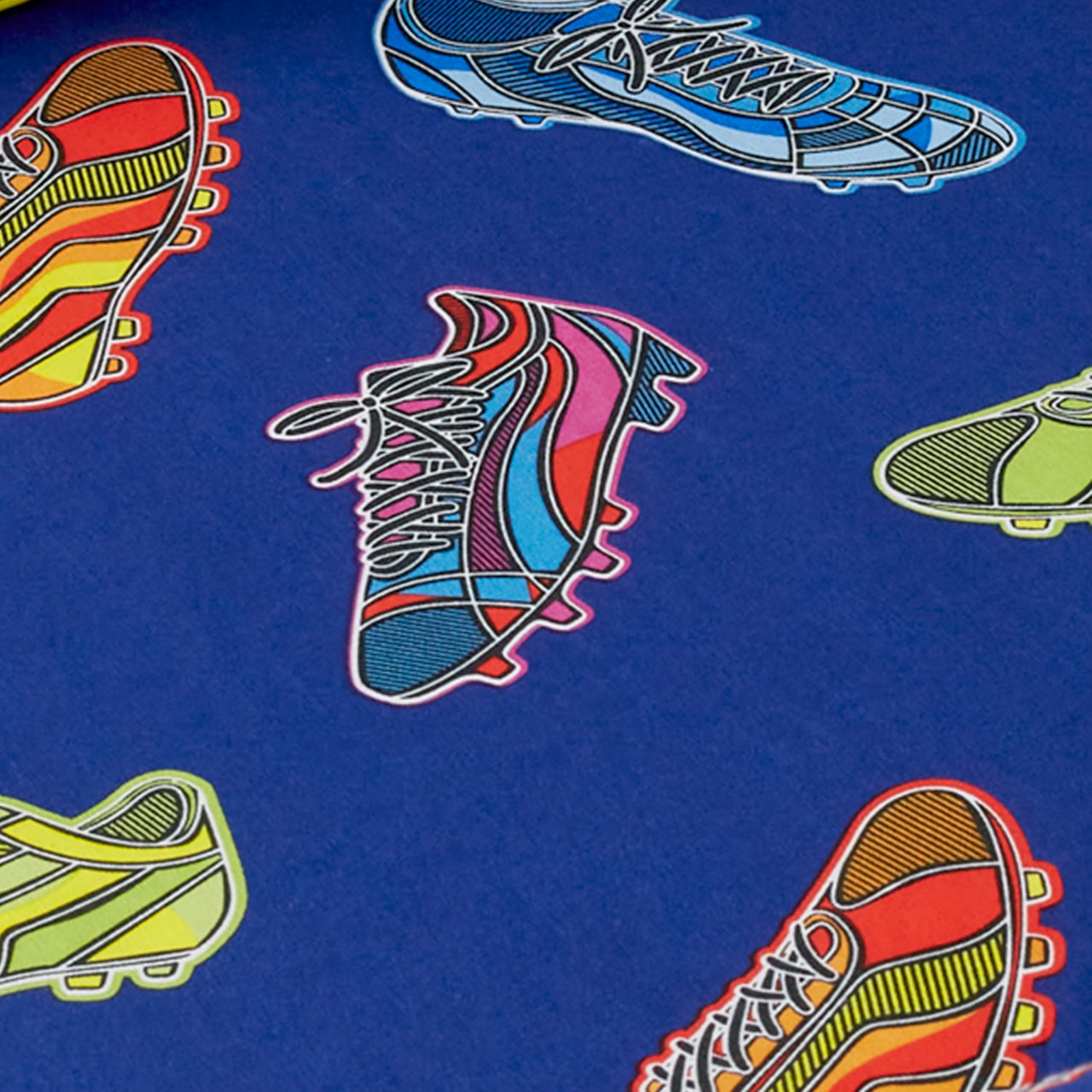 Catherine Lansfield Football Blue Spannbettlaken - 90x200 Cm Für Kinderzimmer