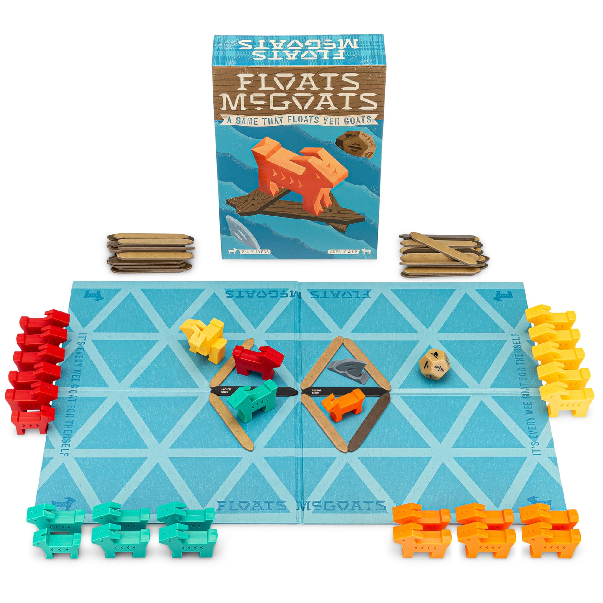 邦楽 GOATBED FLOAT3SONGS/Re-MMS 2025EDITION Amazon.com: Floats McGoats Light Strategy Board Game, Goat Raft