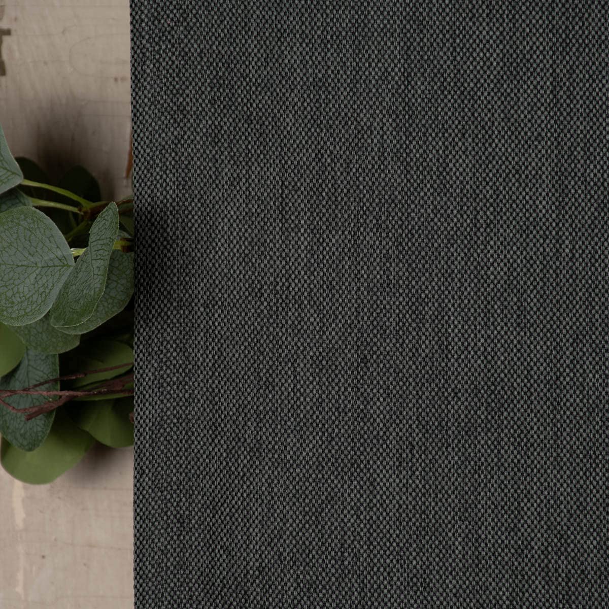 Homing - Fertigschal - Gardine - Schal - Fenstervorhang - Vorhang mit verdeckten Schlaufen - Galdin - 245 x 140 cm - anthrazit - verdunkelnd - 5951-50