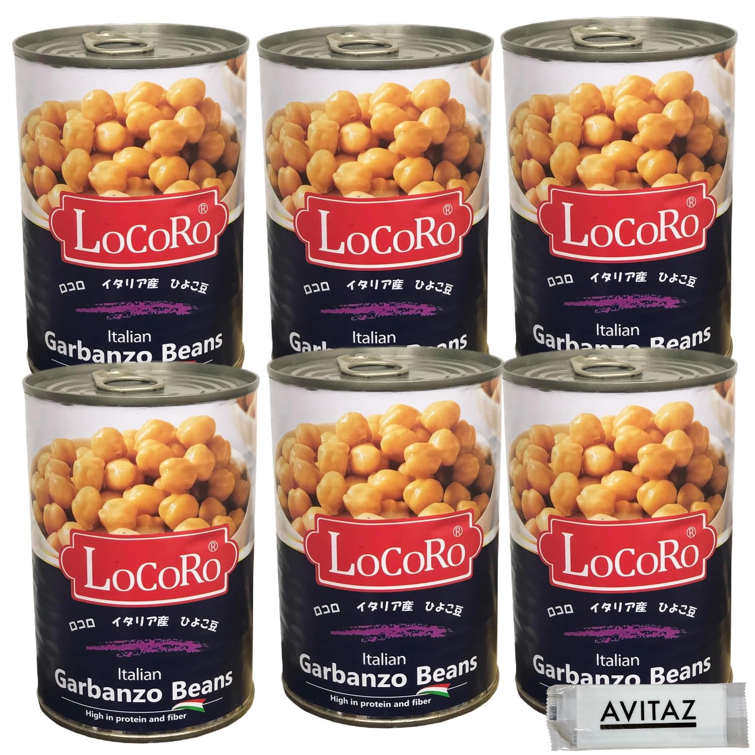 ひよこ豆 Amazon | ロコロ ひよこ豆 ガルバンゾービーンズ 400g ×6缶 Garbanzo